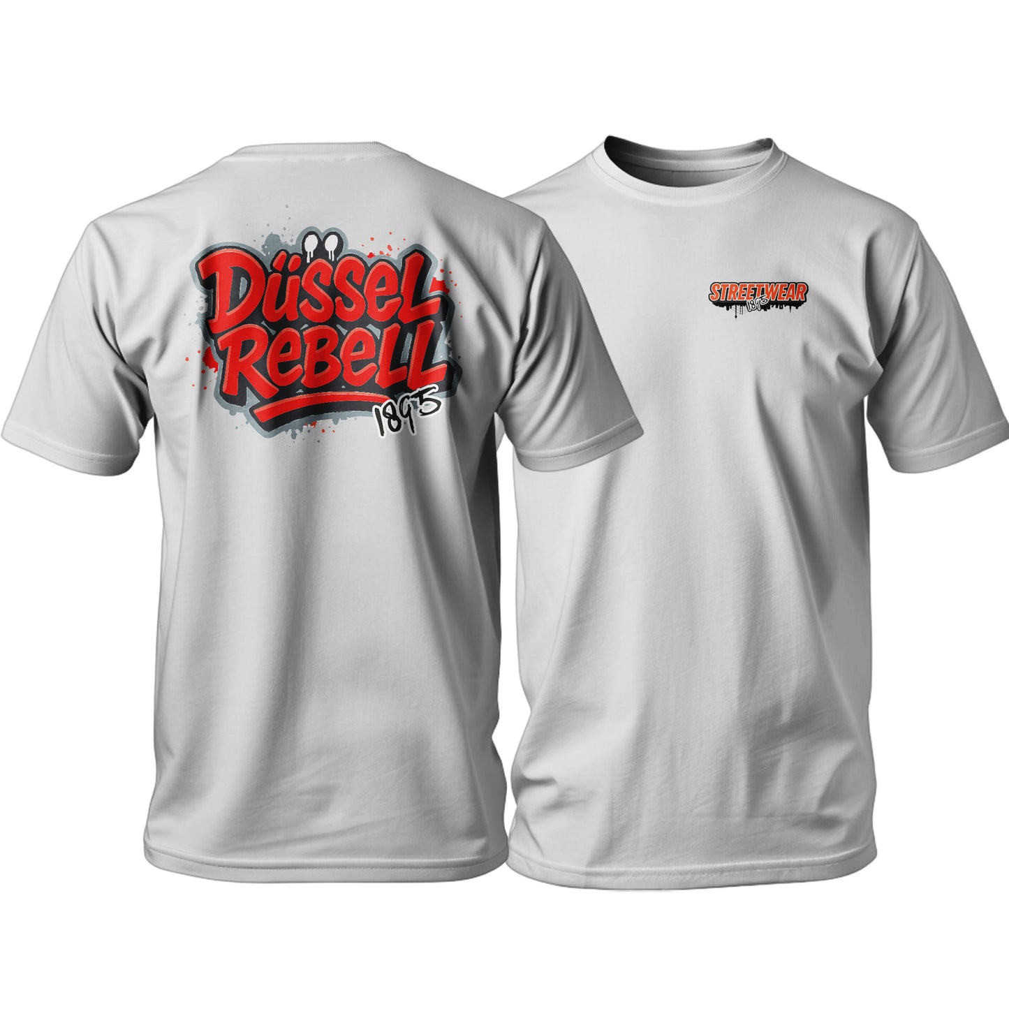 DüsselRebell Logo T-Shirt Schwarz | Düsseldorf Streetwear | S-3XL