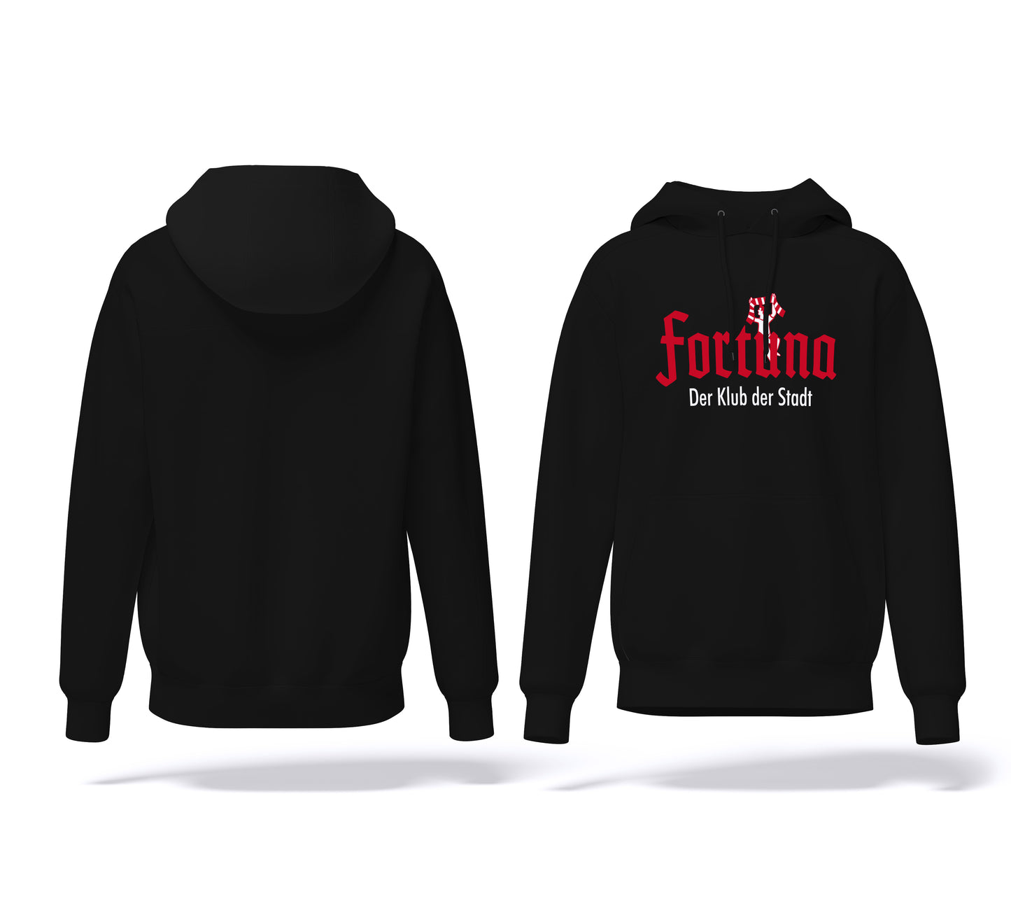 1288-Streetwear "Klub der Stadt" Hoodie Schwarz | Premium Hoodie | S-2XL