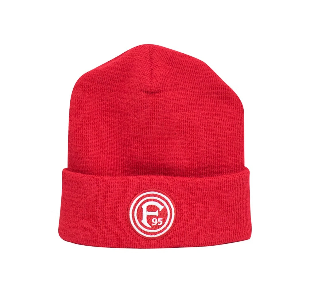 F95 Wollmütze Mit Umschlag Rot Kids | Fortuna Düsseldorf Kindermütze