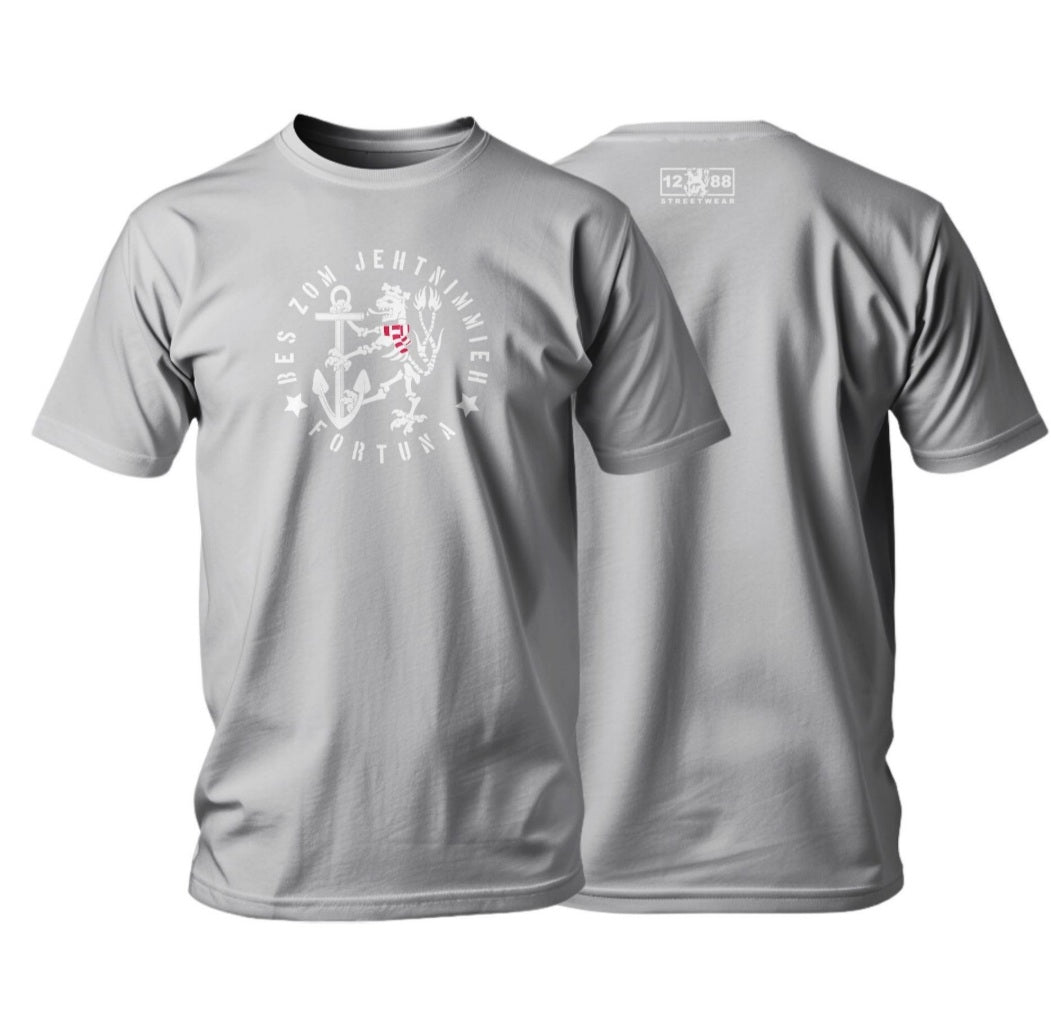 1288-Streetwear BZJ T-Shirt Grau | Clean Design | S-4XL