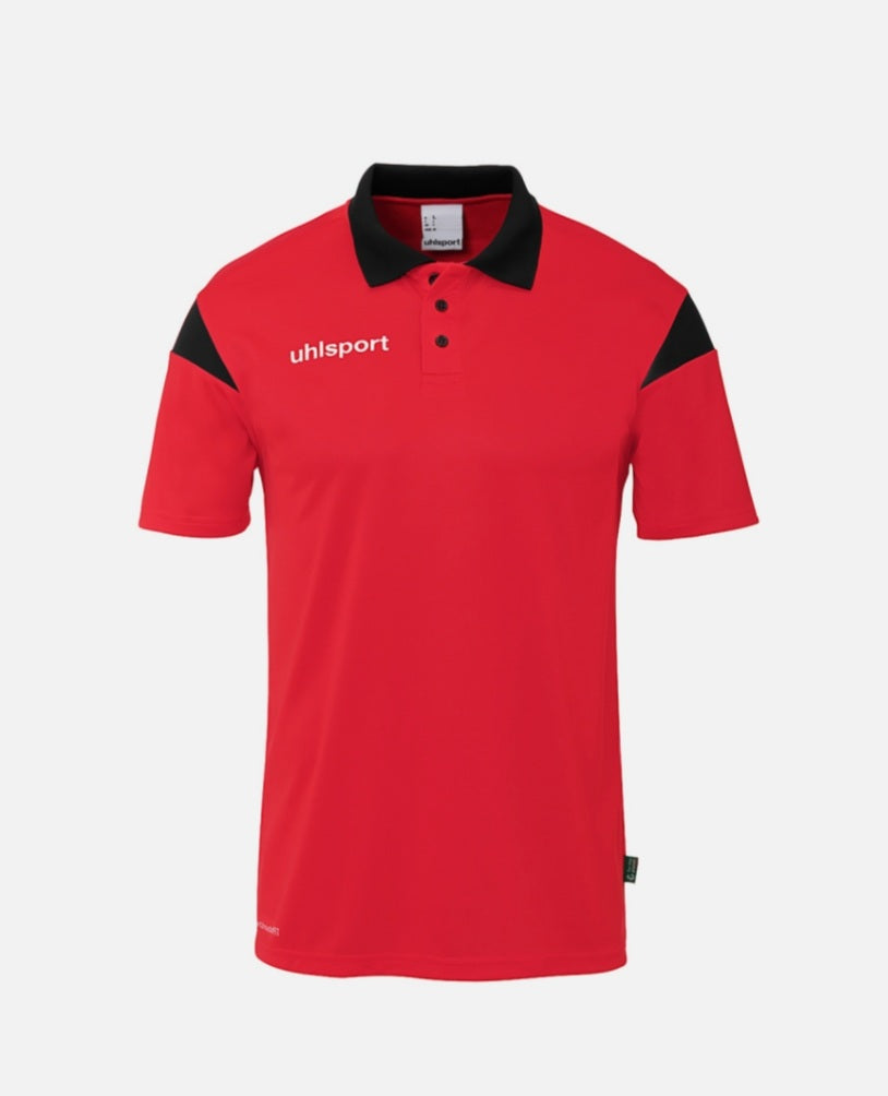 Uhlsport Squad 27 Polo Shirt Rot | Sport Poloshirt | 140-4XL