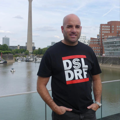 1288-Streetwear Run D(üsseldorf)MC T-Shirt schwarz Exklusives Design | S-4XL