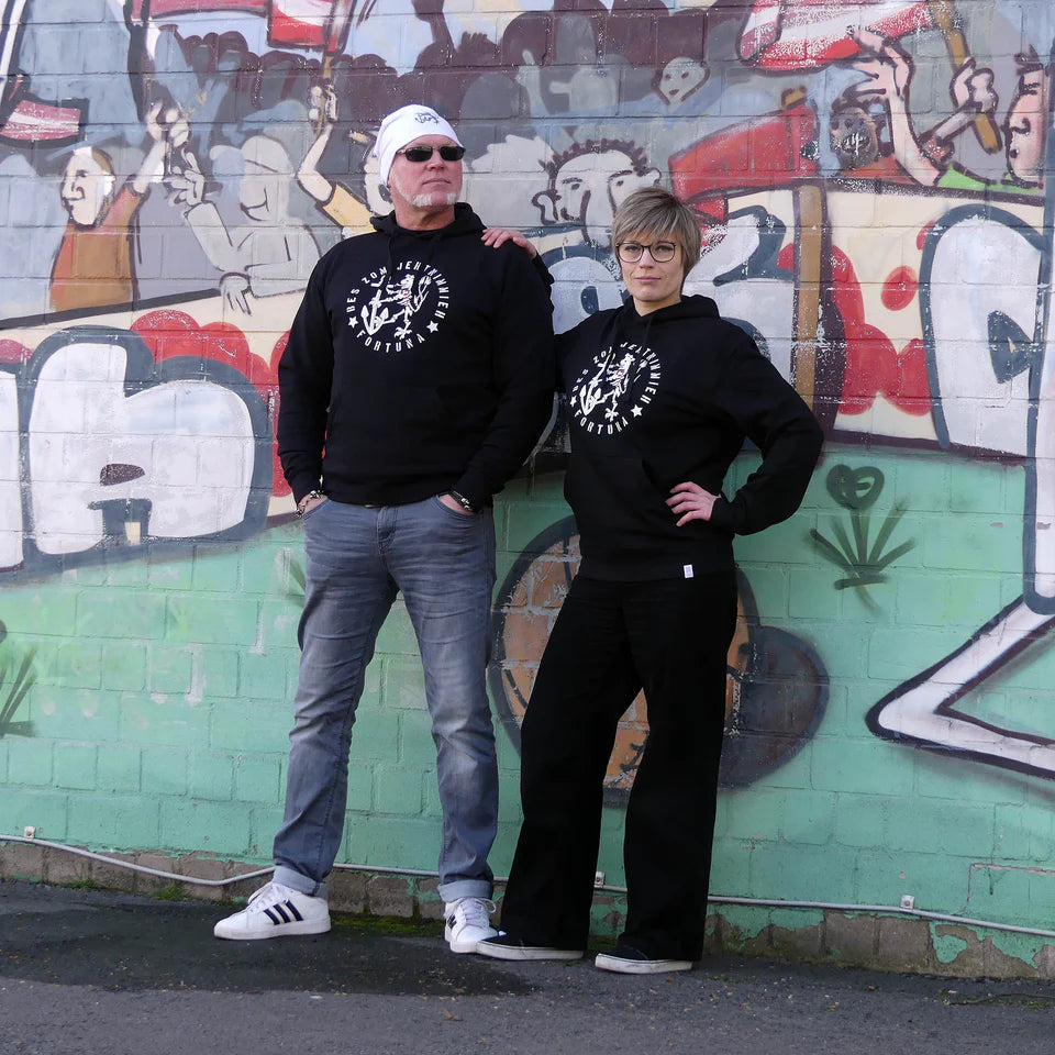 1288-Streetwear BZJ Fortuna Hoodie Schwarz | City Wear | S-4XL