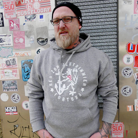 1288-Streetwear Hoodie grau BZJ Fortuna | Urban Style | S-4XL