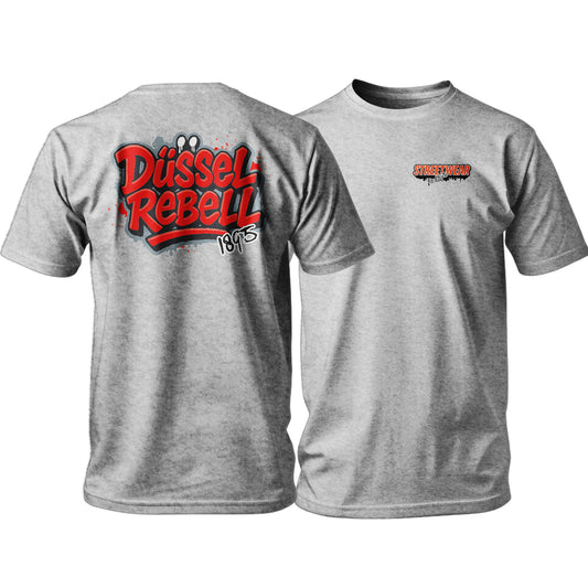 DüsselRebell Logo T-Shirt Schwarz | Düsseldorf Streetwear | S-3XL