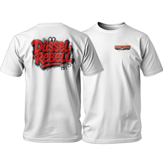 DüsselRebell Logo T-Shirt Schwarz | Düsseldorf Streetwear | S-3XL