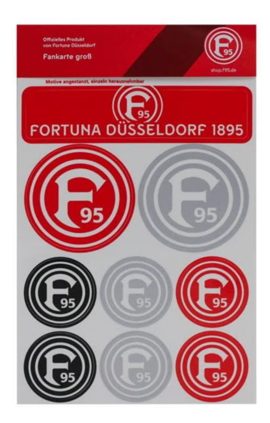 F95 Fankarte transparent| Fortuna Düsseldorf Sticker Collection