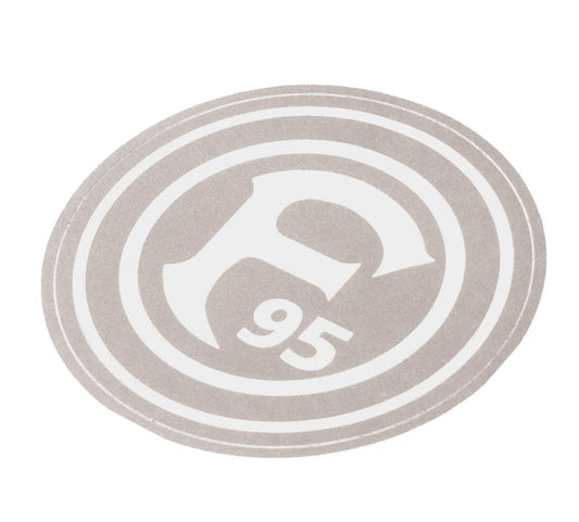 F95 Autoaufkleber Silber | Fortuna Düsseldorf Metallic Sticker