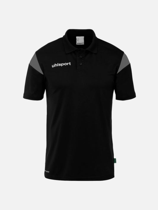 Uhlsport Squad 27 Polo Shirt Schwarz | Poloshirt Sport | 140-4XL