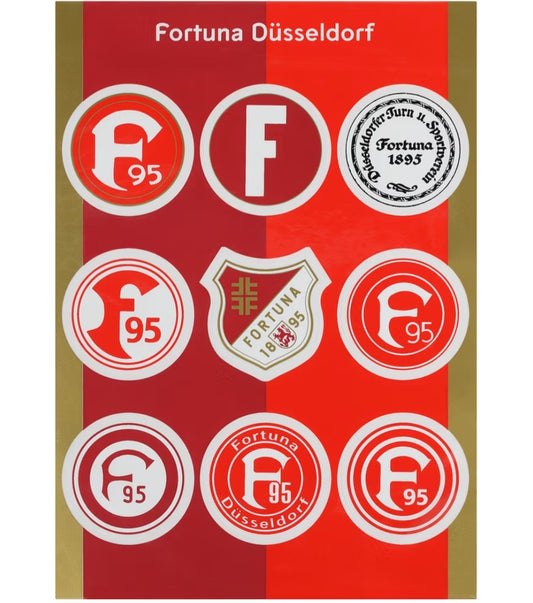 F95 Aufkleberkarte Traditionsverein | Fortuna Düsseldorf Heritage
