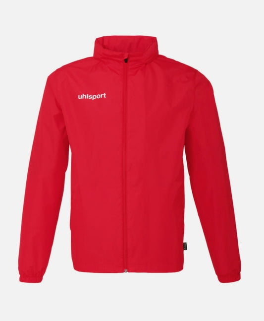 Uhlsport Essential Allwetterjacke Rot | Regenjacke Sport | 116-4XL