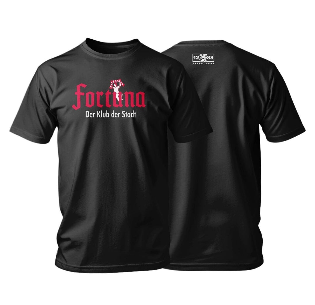 1288-Streetwear "Klub der Stadt" T-Shirt Schwarz | Urban Culture | S-4XL