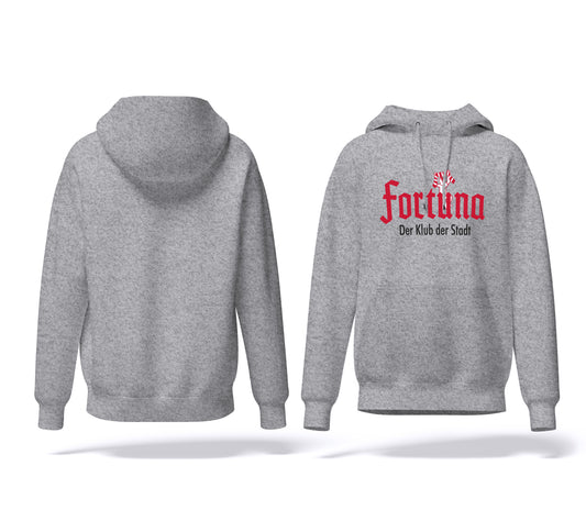 1288-Streetwear "Klub der Stadt" Hoodie Grau | Kaupuzenpullover | S-2XL