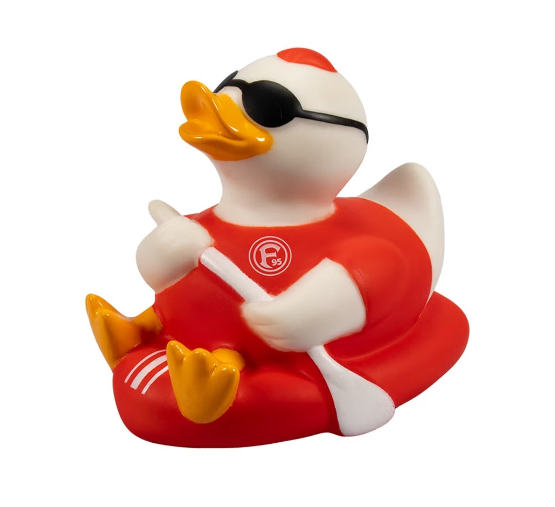 F95 Badeente Paddel | Fortuna Düsseldorf Rhein Quietscheente