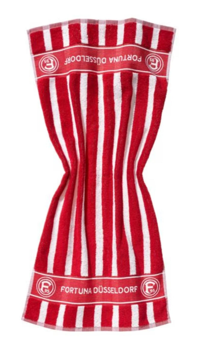 F95 Handtuch Streifen | Fortuna Düsseldorf Gästehandtuch