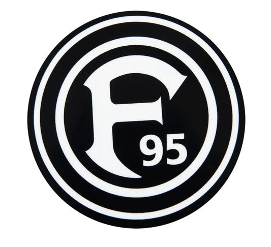 F95 Autoaufkleber Schwarz | Fortuna Düsseldorf Car Sticker