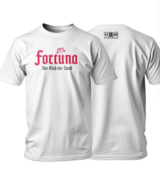 1288-Streetwear "Klub der Stadt" T-Shirt Weiß | City Style | S-4XL