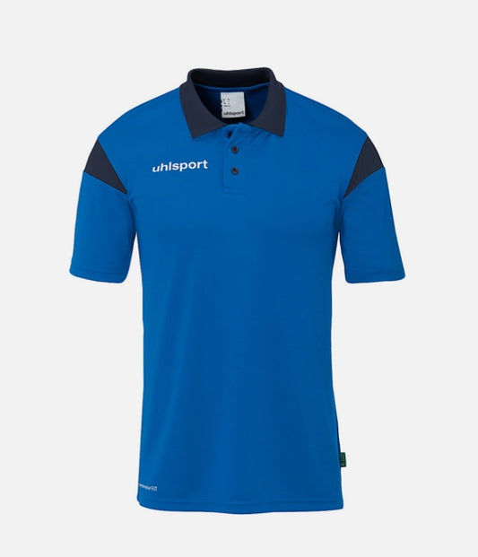 Uhlsport Squad 27 Polo Shirt Blau | Team Poloshirt | 140-4XL